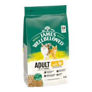 James Wellbeloved Adult Cat Hypoallergenic Kalkoen & Rijst - 1,5 kg