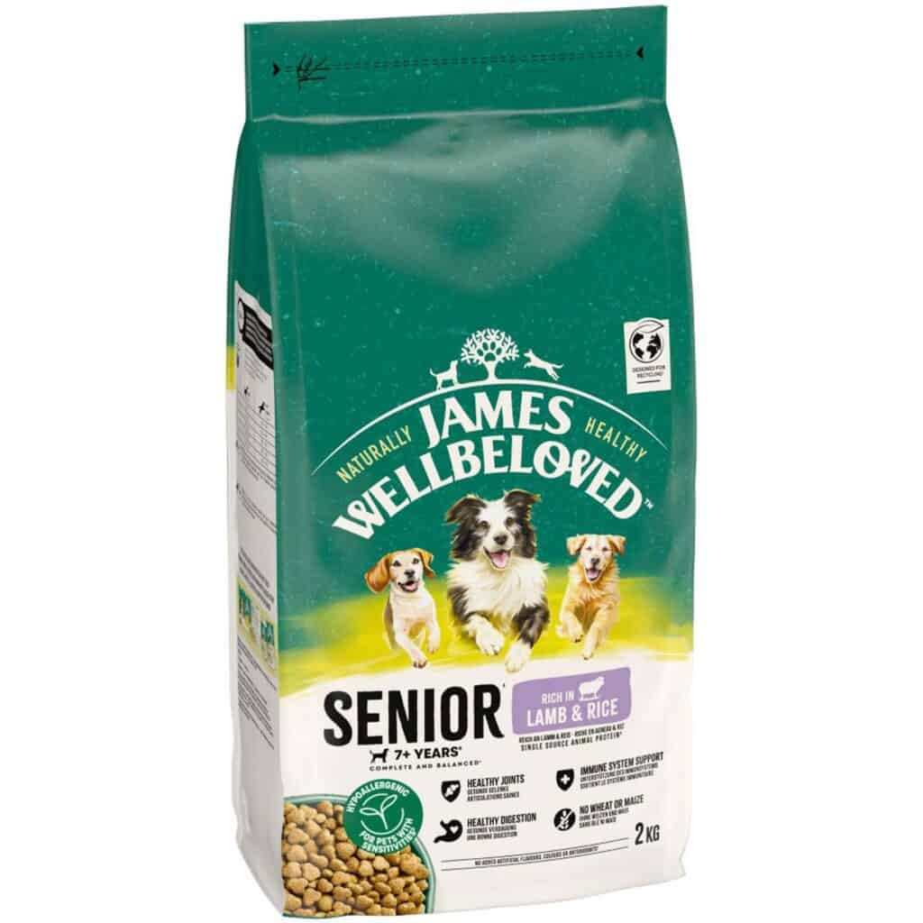 James Wellbeloved Senior Dog Hypoallergenic Lam & Rijst – 2 kg