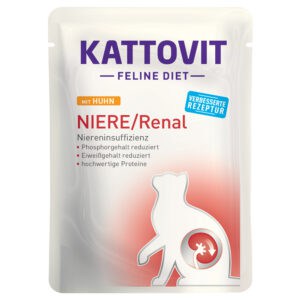 Kattovit Renal Maaltijdzakjes Kattenvoer 6 x 85 g - 6 x 85 g Kip