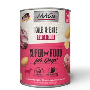 MAC's Adult Superfood 6 x 400 g Hondenvoer - Kalf & Eend