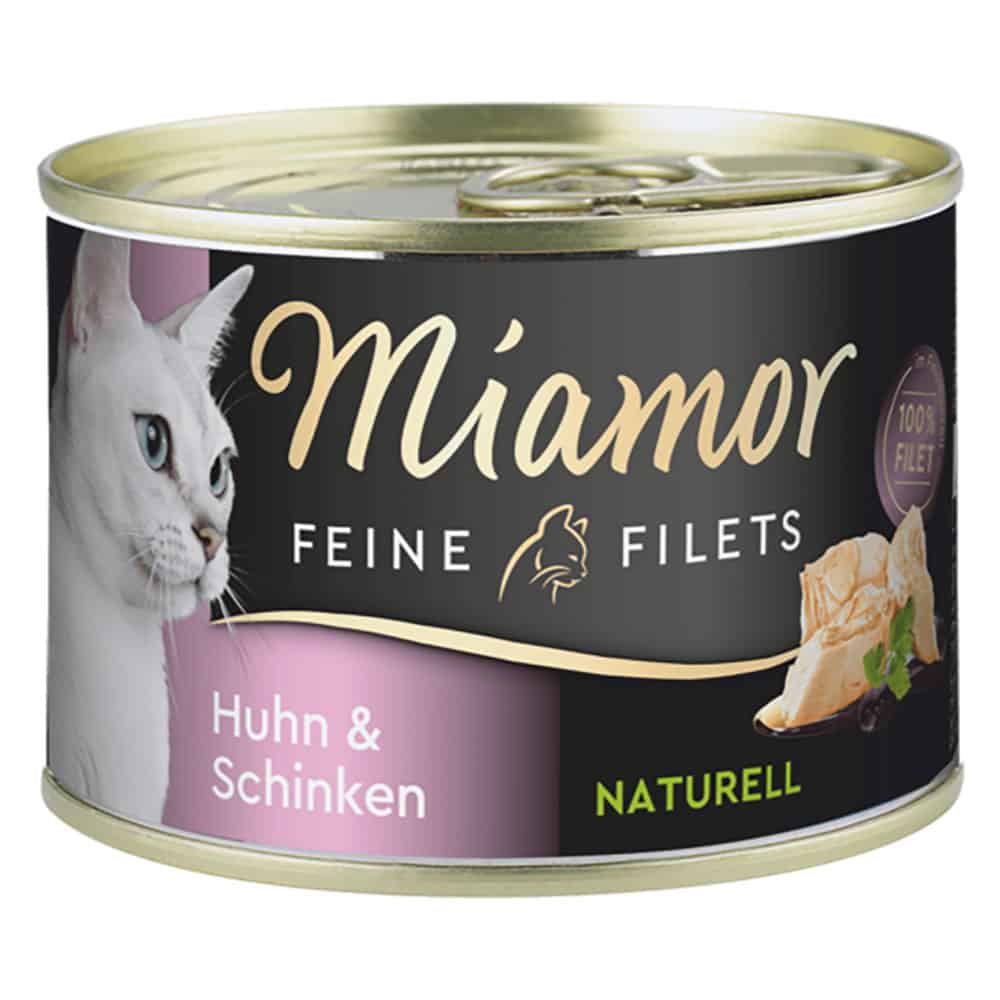 Miamor Feine Filets Naturelle 6 x 156 g Kattenvoer – Kip & Ham