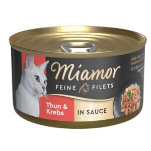 Miamor Fijne filets in saus 24 x 85 g Kattenvoer - Tonijn & krab