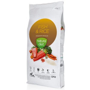 Natura Diet Adult Vis & Rijst – 12 kg