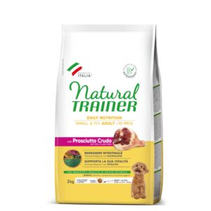 Natural trainer Adult Small & Toy met rauwe ham (Prosciutto Crudo) – 2 kg