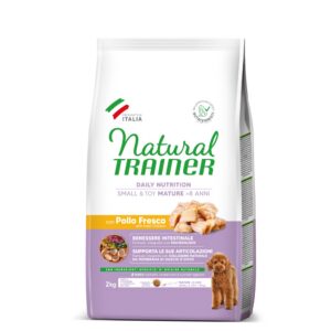 Natural Trainer Mature Small & Toy met Kip - Voordeelpakket: 3 x 2 kg