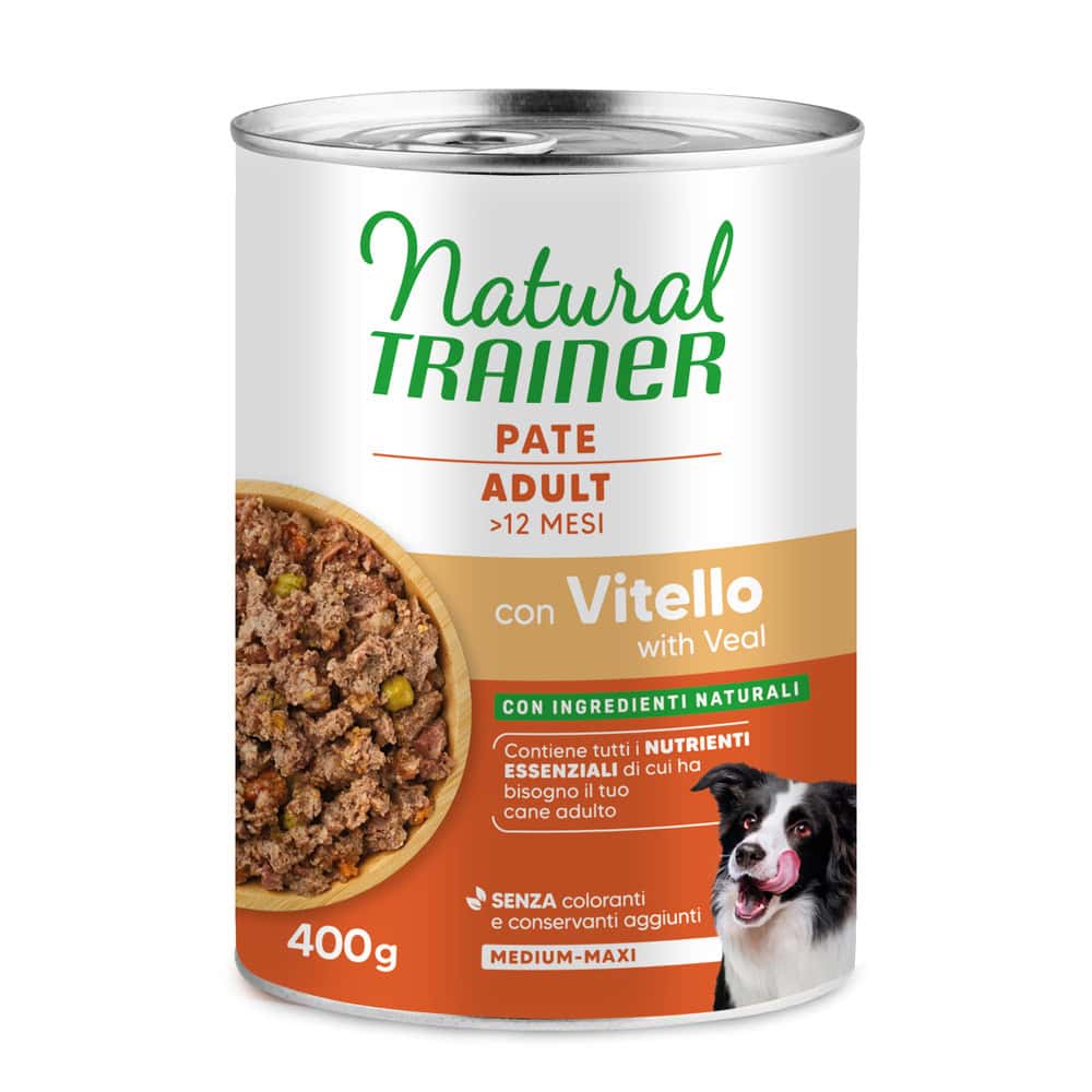 Natural Trainer Volwassen Medium/Maxi 6 x 400 g – 400 g Kalfsvlees
