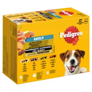 Pedigree Maaltijdzakjes - Gevogelte in saus naar keuze (4 soorten) – 24 x 100 g