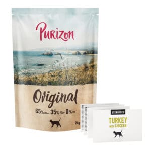 Purizon Gesteriliseerd Adult Kalkoen & Kip - graanvrij - Nieuw Receptuur: 2 kg
