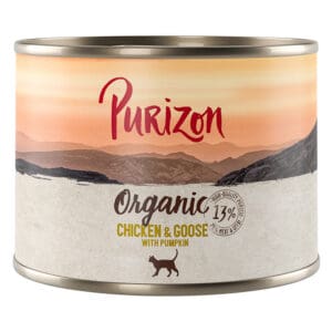 Purizon Organic 6 x 200 g - Kip en gans met pompoen