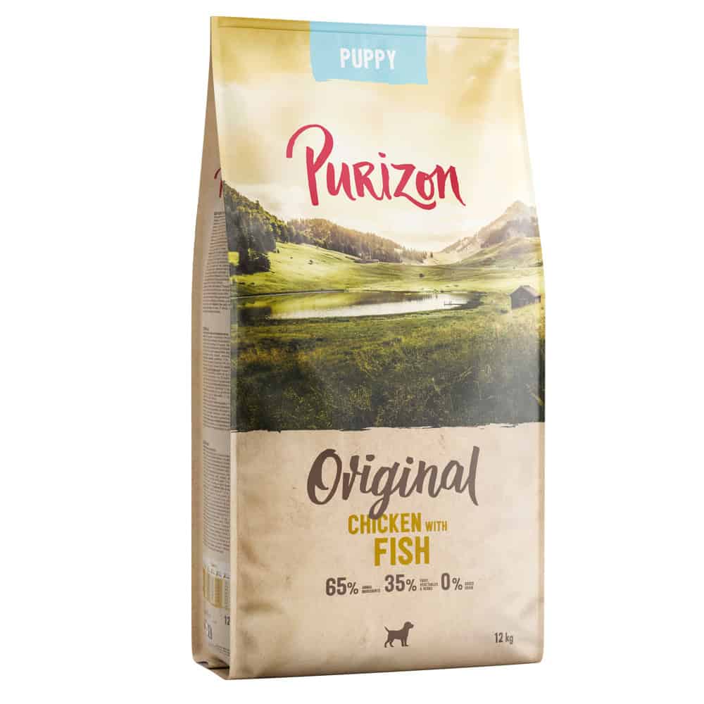 Purizon Puppy Kip met Vis – graanvrij – Nieuw Receptuur – 12 kg