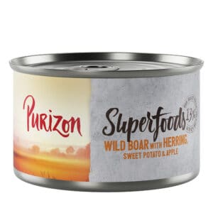 Purizon Superfoods - Everzwijn met Haring, Zoete Aardappel en Appel – 6 x 140 g