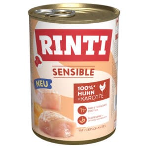 Rinti Sensible 6 x 400 g - Kip & Wortel