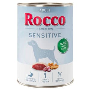 Rocco Sensitive 6 x 400 g / 800 g Nieuw Recept - 6 x 400 g: Eend met Noedels