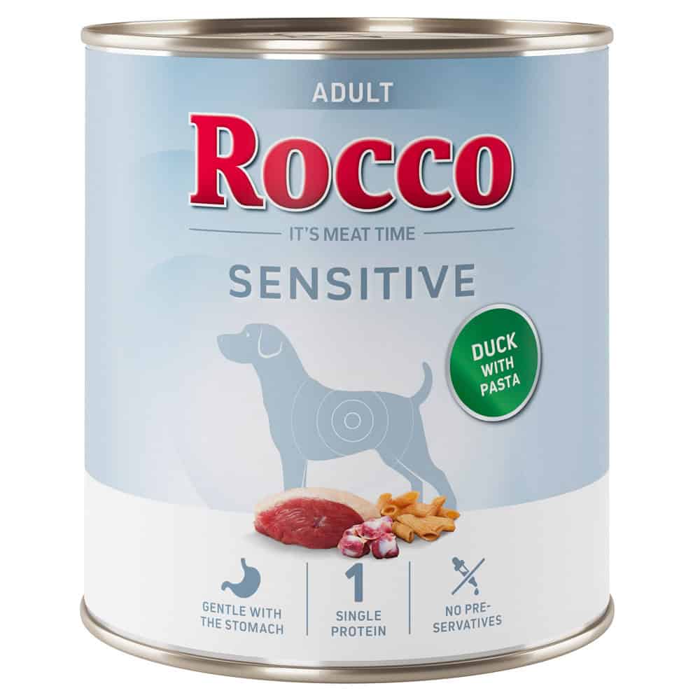 Rocco Sensitive Hondenvoer – Nieuw Receptuur – : Eend met Noedels – 4,8 kg