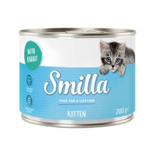 Smilla Kitten Kattenvoer 6 x 200 g - Konijn