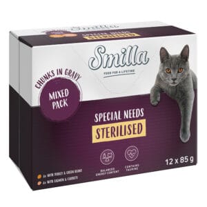 Smilla Sterilised Hapjes met Groenten 12 x 85 g - Mixpakket