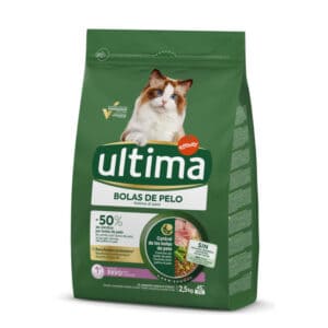 Ultima Cat Hairball Kalkoen - Dubbelpak: 2 x 2,5 kg