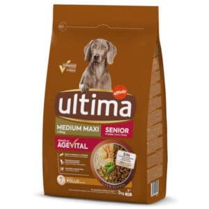 Ultima Medium / Maxi Senior Kip Hondenvoer - 6 kg (2 x 3 kg)