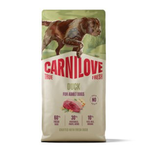 Voordeelpak: 2x 12 kg Carnilove True Fresh Eend Adult droog hondenvoer