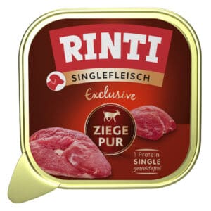 Voordeelpakket: 20x150g RINTI Single Meat Exclusive Geit nat hondenvoer