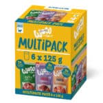 Voordeelpakket: 24 x 125 g WOW Cat Adult Mix (3 soorten) nat kattenvoer