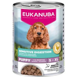 Voordeelpakket: 24x 400g Eukanuba Special Care Puppy Sensitive Digestion Hundefutter nass
