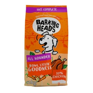 Voordeelpakket: 2x12 kg Barking Heads All Hounder Bowl Lickin' Chicken droog hondenvoer