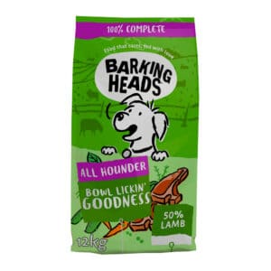 Voordeelpakket: 2x12 kg Barking Heads All Hounder Chop Lickin' Lamb droog hondenvoer