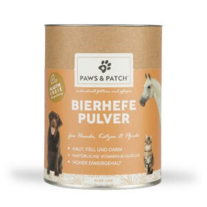 Voordeelpakket: 2x 250g PAWS & PATCH Biergistpoeder aanvullend diervoeder voor honden en katten.