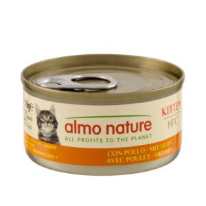Voordeelpakket Almo Nature 24 x 70 g Kattenvoer - HFC Kitten met Kip