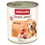 Voordeelpakket animonda GranCarno Original Adult 12 x 800 g – met Kalkoen