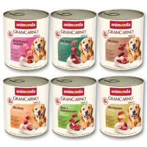 Voordeelpakket animonda GranCarno Original Adult 12 x 800 g - Mixpaket 2 (6 Soorten)
