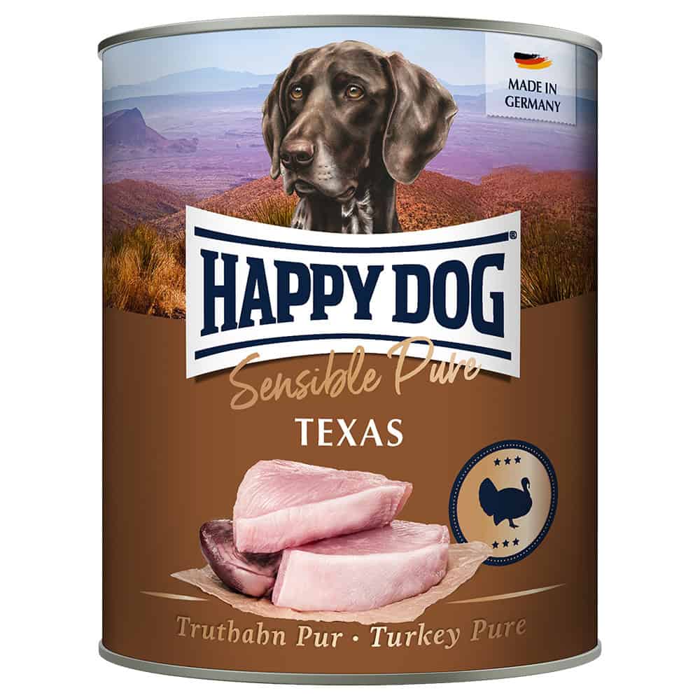 Voordeelpakket Happy Dog Puur 24 x 800 g Hondenvoer – Kalkoen puur
