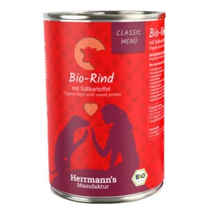 Voordeelpakket: Herrmann's Bio-Menu 12 x 400 g - Bio-Rund met Bio-Aardappelen