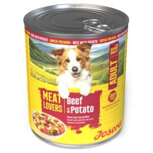 Voordeelpakket Josera Meatlovers Menu 12 x 800 g - Rund & Aardappel (nieuw Design)