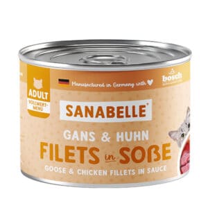 Voordeelpakket Sanabelle Vlees in Saus 24 x 180 g Kattenvoer - Gans & Kip