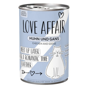 Voordeelverpakking 24x400g kip & gans Hardys LOVE AFFAIR natvoer voor katten