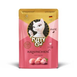 voordeelverpakking 24x85g Konijn Kitty Cat Pate natvoer voor katten