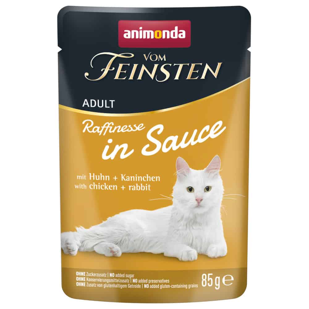 Animonda Vom Feinsten Adult Raffinesse in saus – met kip & konijn – 24 x 85 g
