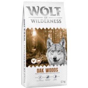 Wolf of Wilderness Adult "Oak Woods" Wild Zwijn - graanvrij -12 kg: Nieuwe Receptuur