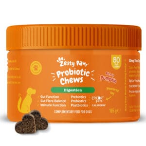 Zesty Paws Probiotische Kauwtjes Pompoen - 50 Kautabletten