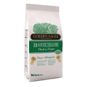 10kg Golden Eagle Hypoallergenic Eend & Aardappel 26/12 Graanvrij Droog Hondenvoer