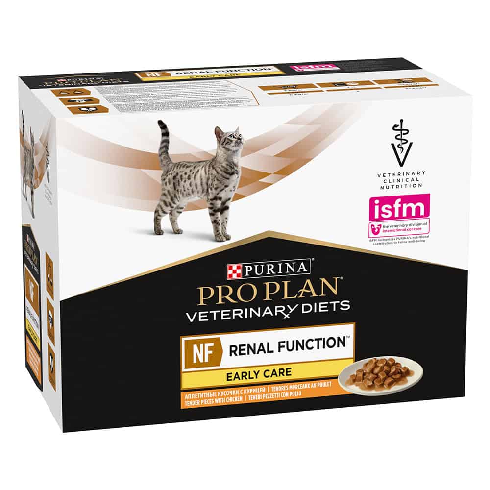 10x85g Feline NF Early Care Kip Purina Pro Plan Veterinary Diets Kattenvoer