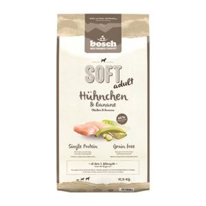 12,5kg bosch Soft Kip & Banaan Hondenvoer