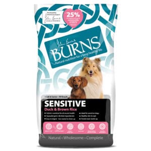 12kg Adult Sensitive+ Eend & Bruine Rijst Burns Hondenvoer
