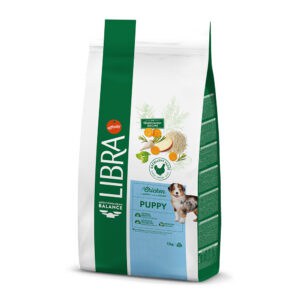12kg Libra Puppy Kip Droogvoer voor honden