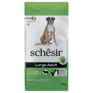 12kg Schesir Dog Large Adult met lam droogvoer voor honden