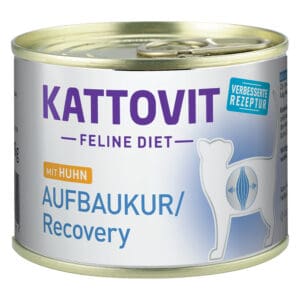 12x185g Opbouwkuur (Energie Plus) Kip Kattovit Kattenvoer