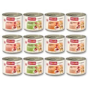 12x200g Mixpakket Kitten (4 Smaken) animonda Carny Kattenvoer