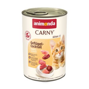 12x400g Kitten Gevogelte Cocktail animonda Carny Kattenvoer
